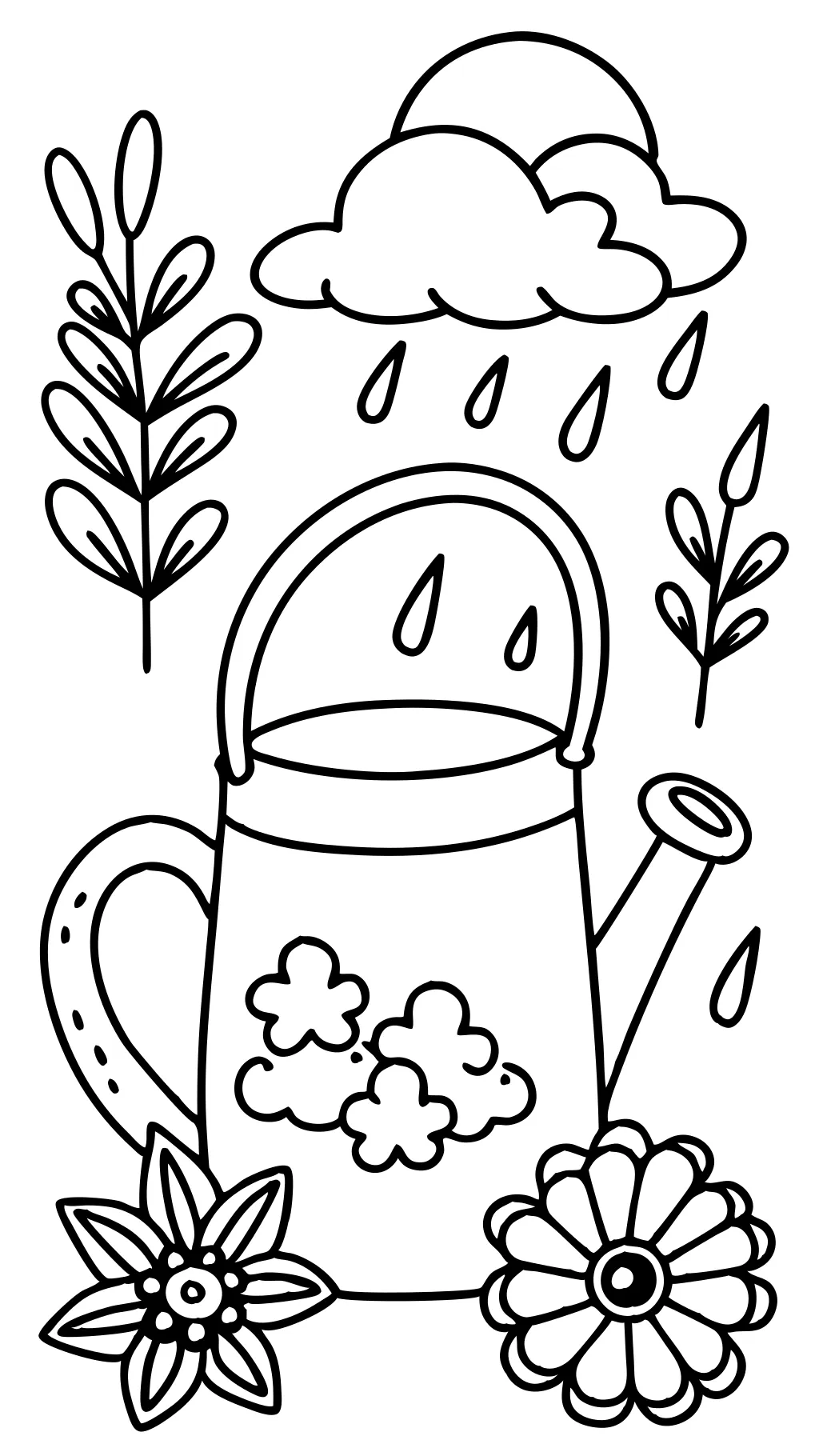 water can coloring page